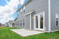 Outdoor includes a 10x22 Concrete porch to and a GAS stub for your grill or future fire pit! Actual Home