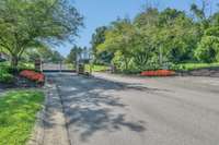 Gated entrance to Oakhall! They are currently installing the gate on the opposite side of the neighborhood so it will be completely secure from outside streets.
