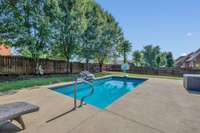 Awesome in-ground pool! Imagine dipping in this pool on a blazing summer day!
