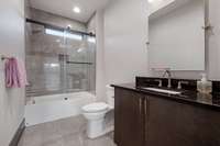 Bathroom located just outside the door of the 3d bedroom