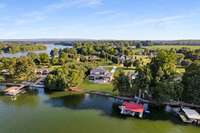 Additional bird's eye views of the Estill Springs waterway on Tim's Ford Lake