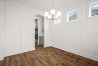 Board and Batten Trim work details with tons of windows for natural light!