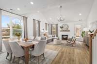 *Photos of another Winchester - example only* Open concept throughout