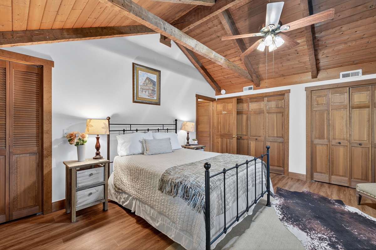 2 Large Closets in Bedroom 2 with Closet Systems built in