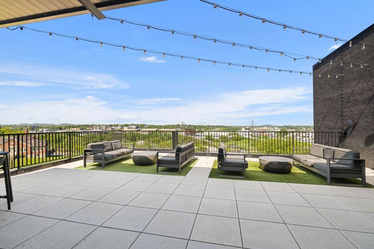 Lounge on roof top with a view