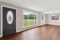 Huge living room window