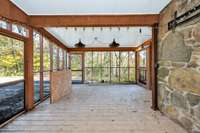 Screened porch