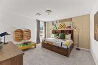 Secondary Bedroom 3
(photo is from a furnished model home in a different state- finishes and options will vary. See sales consultant for details for actual home)