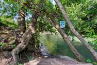 Blueway exit stairs for canoe/kayak and tubes.