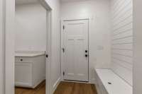 Mudroom with Built-In