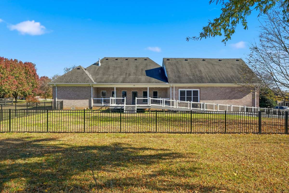 Partially Fenced Yard