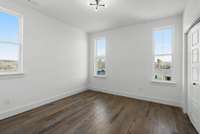 All bedrooms have generous custom closets with built-ins