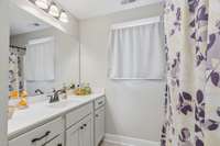 Let your kids or guests enjoy this large full bath upstairs.