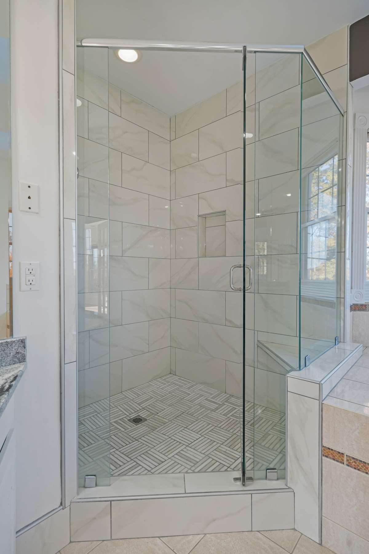 You may never leave the walk-in shower as it makes you feel so relaxed.