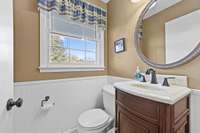 Down stairs half bathroom