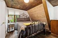 Bedroom on the main level.