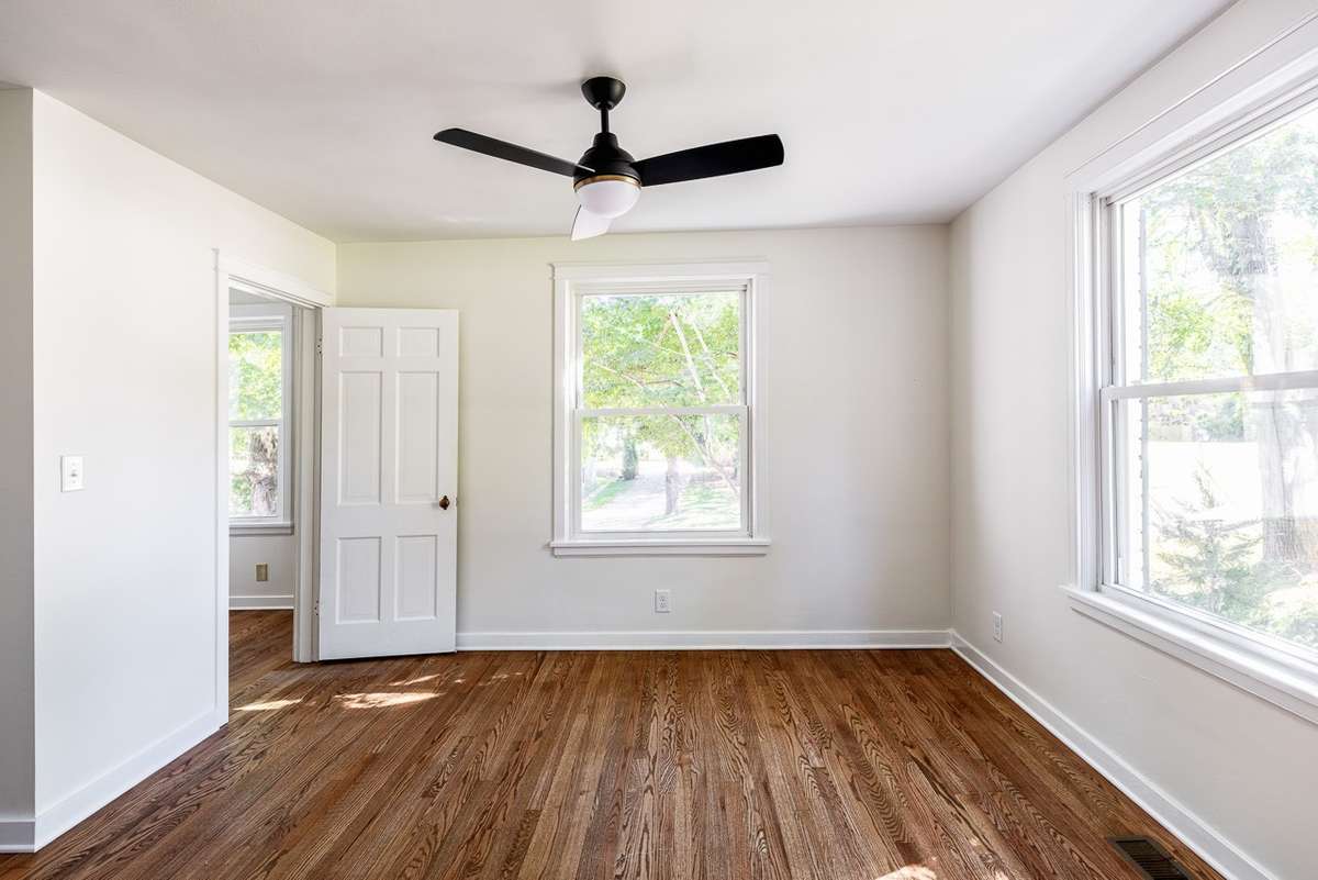 The hardwood floors have been preserved to last another lifetime!