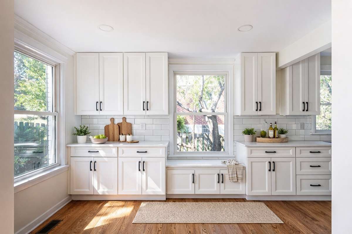 Beautiful Kitchen, expanded and thoughtfully redesigned with a fully custom layout. 
**Ai generated/virtually staged photo**