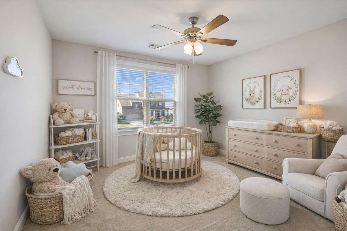 Guest Room 1 - Virtually Staged