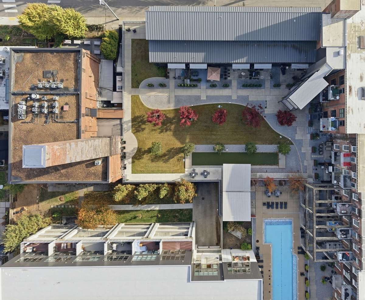 The architecture of Werthan Lofts is inspiring from all angles