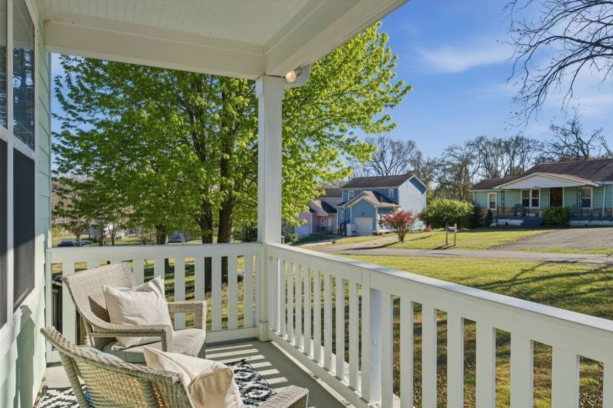 Photos have been virtually enhanced to reflect spring foliage and seasonal landscaping.