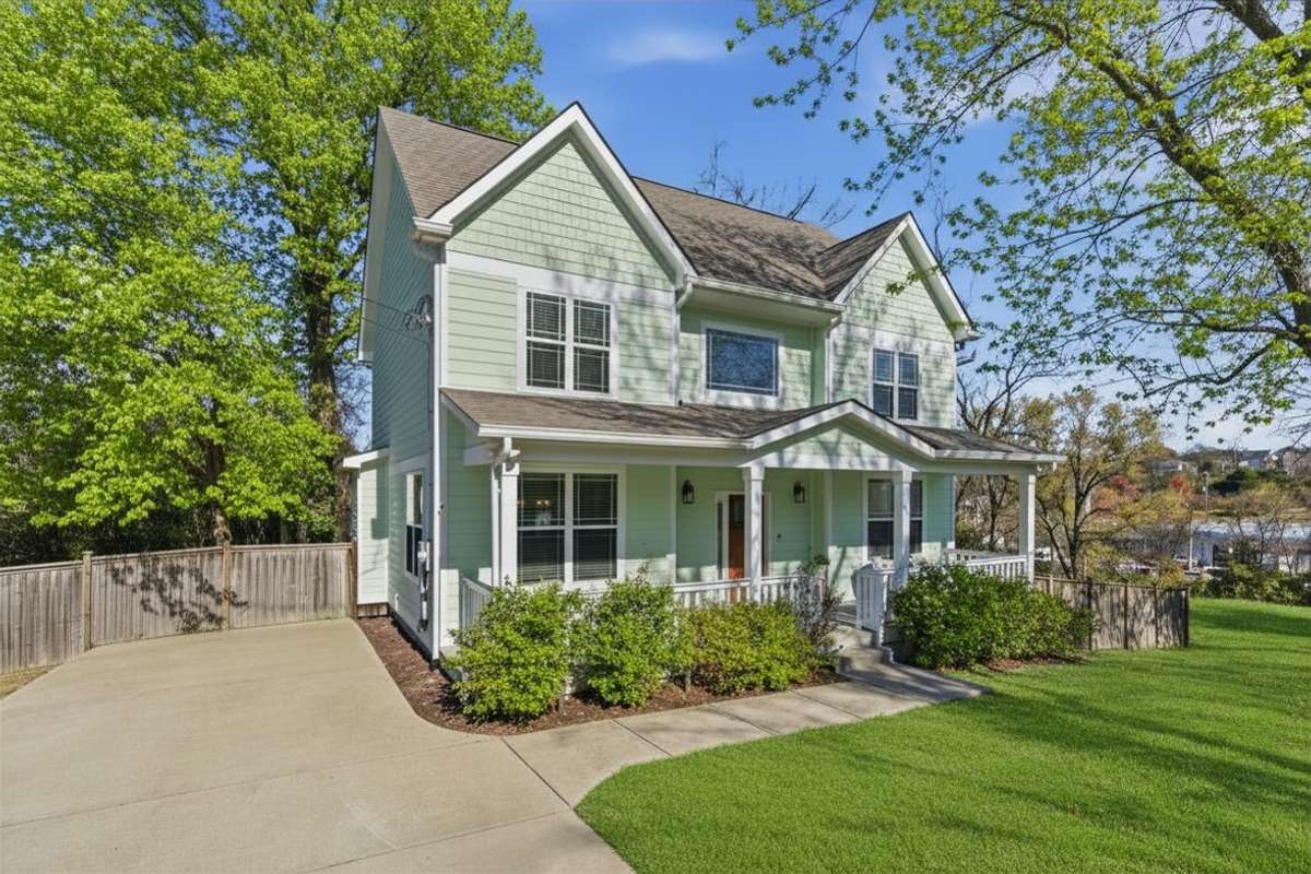 Photos have been virtually enhanced to reflect spring foliage and seasonal landscaping.