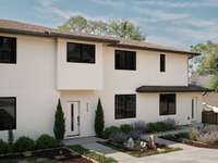 Virtually rendered landscaping. Landscaping package options available.