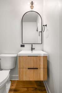 Powder room on main level