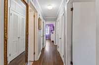 Hallway leading to 
Bedrooms