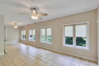 You will love the sun room with high end shades and a lot of natural lighting.