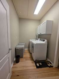 Laundry room. Washer and dryer do not remain.