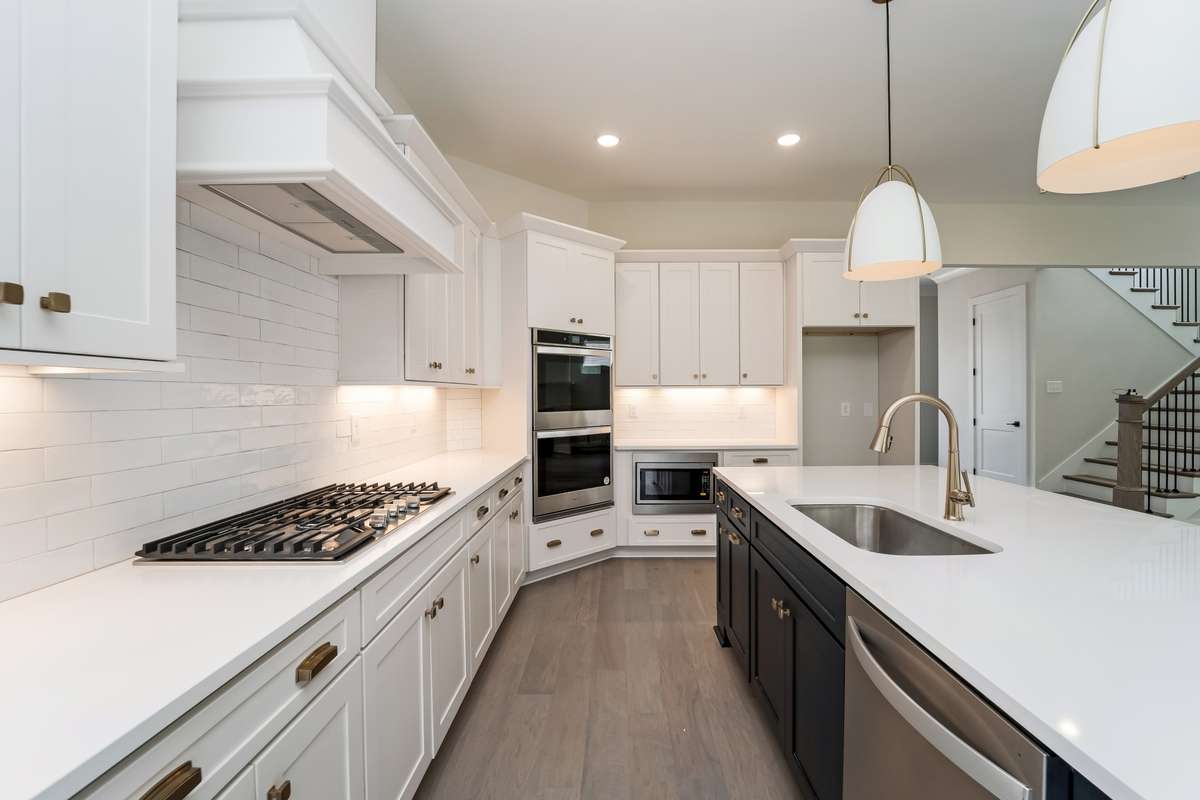 Photos shown other Arrington plans within the community for example purposes only. Plans, finishes and upgrades are custom, please ask on site agent for lot 111 specific plan, elevation and specs