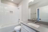 Photos shown other Arrington plans within the community for example purposes only. Plans, finishes and upgrades are custom, please ask on site agent for lot 111 specific plan, elevation and specs