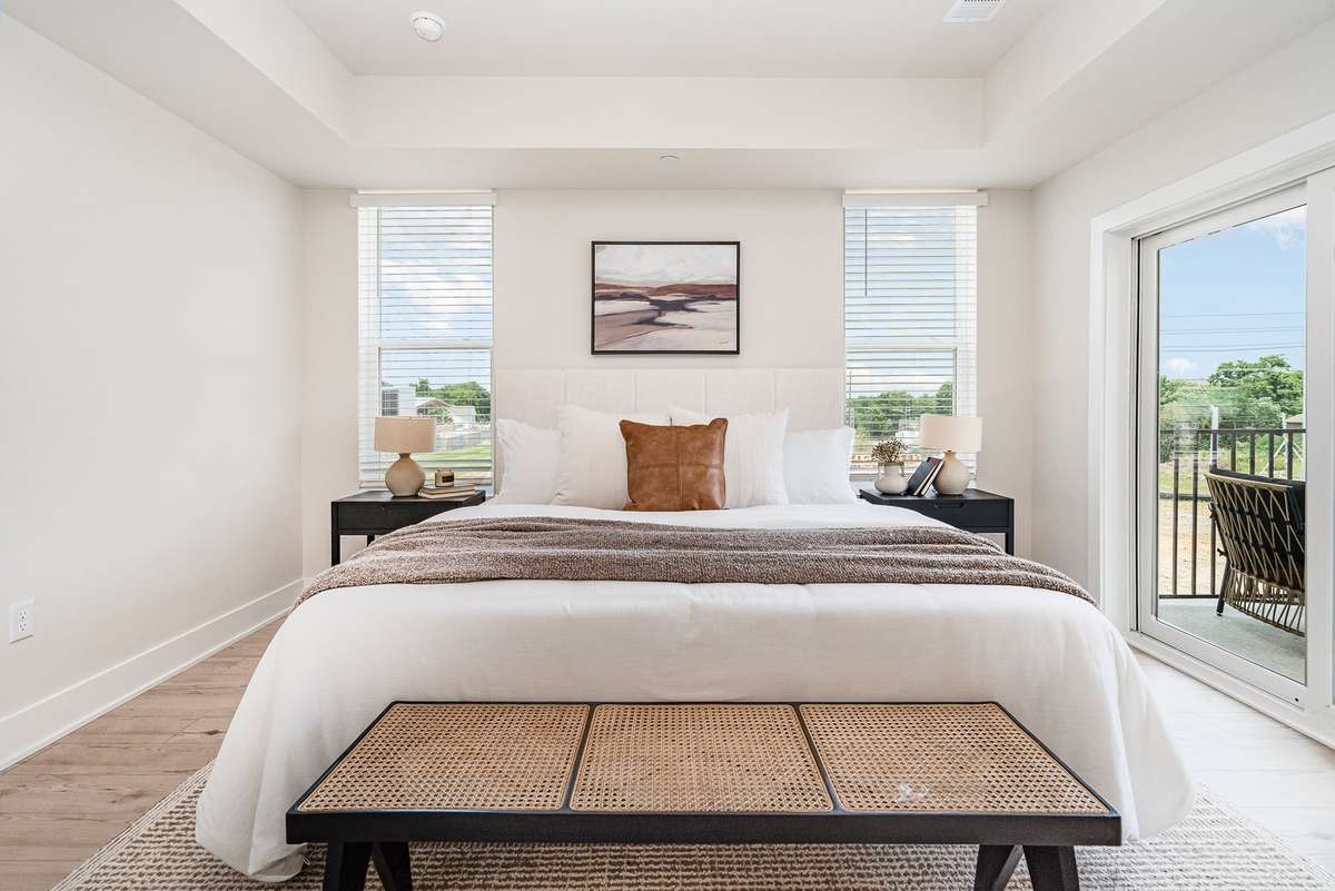Primary bedroom *Photos and renderings are for representational purposes only are of a similar floor plan with differing finishes*