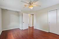 extra large second bedroom with insert for desk or bed allowing more room to the bedroom space.