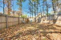 A hidden little spot for a fire pit and s'mores!