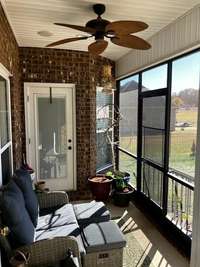 Step out onto the screened in porch from the primary bedroom to watch the sunrise/sunset while you enjoy a hot or cold drink (depending on the season), read a book or have a quiet conversation with a family member or friend.