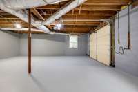 1 Car Garage in Basement plus
2 Car Carport