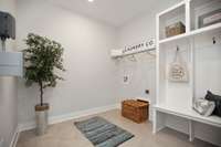 Large Utility space! Photo not of actual home.