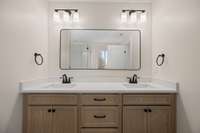 Double vanity in Primary on-suite