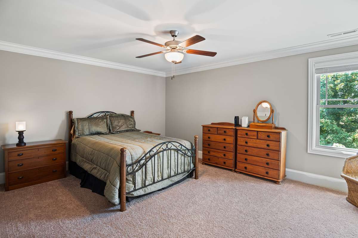 Fourth bedroom 13'X16' with 4'X11' closet. Jack and Jill bath access and hall entry.