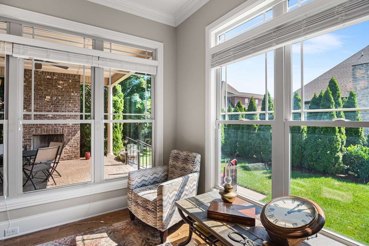 Sitting area is perfect for reading your favorite book.