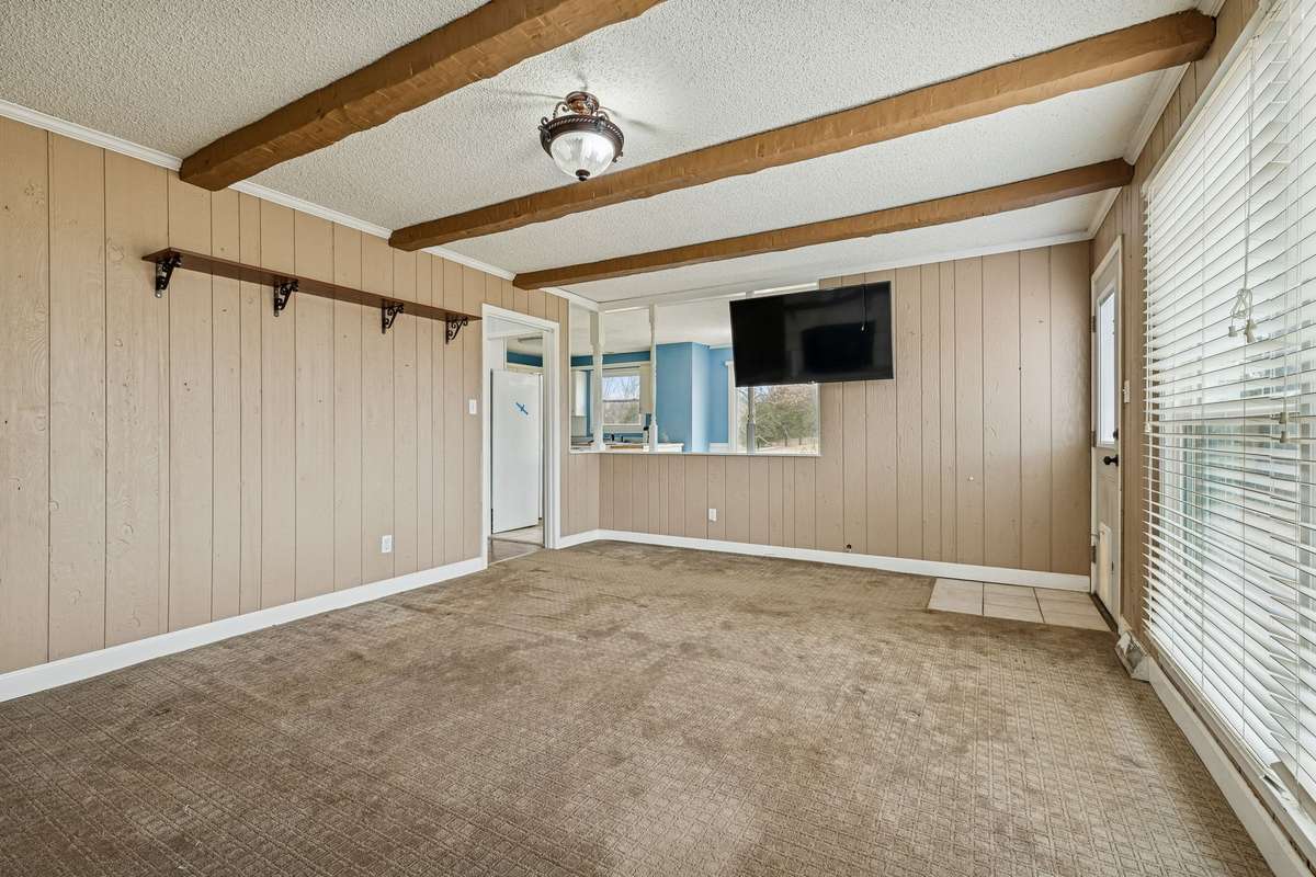 Another view of the den.