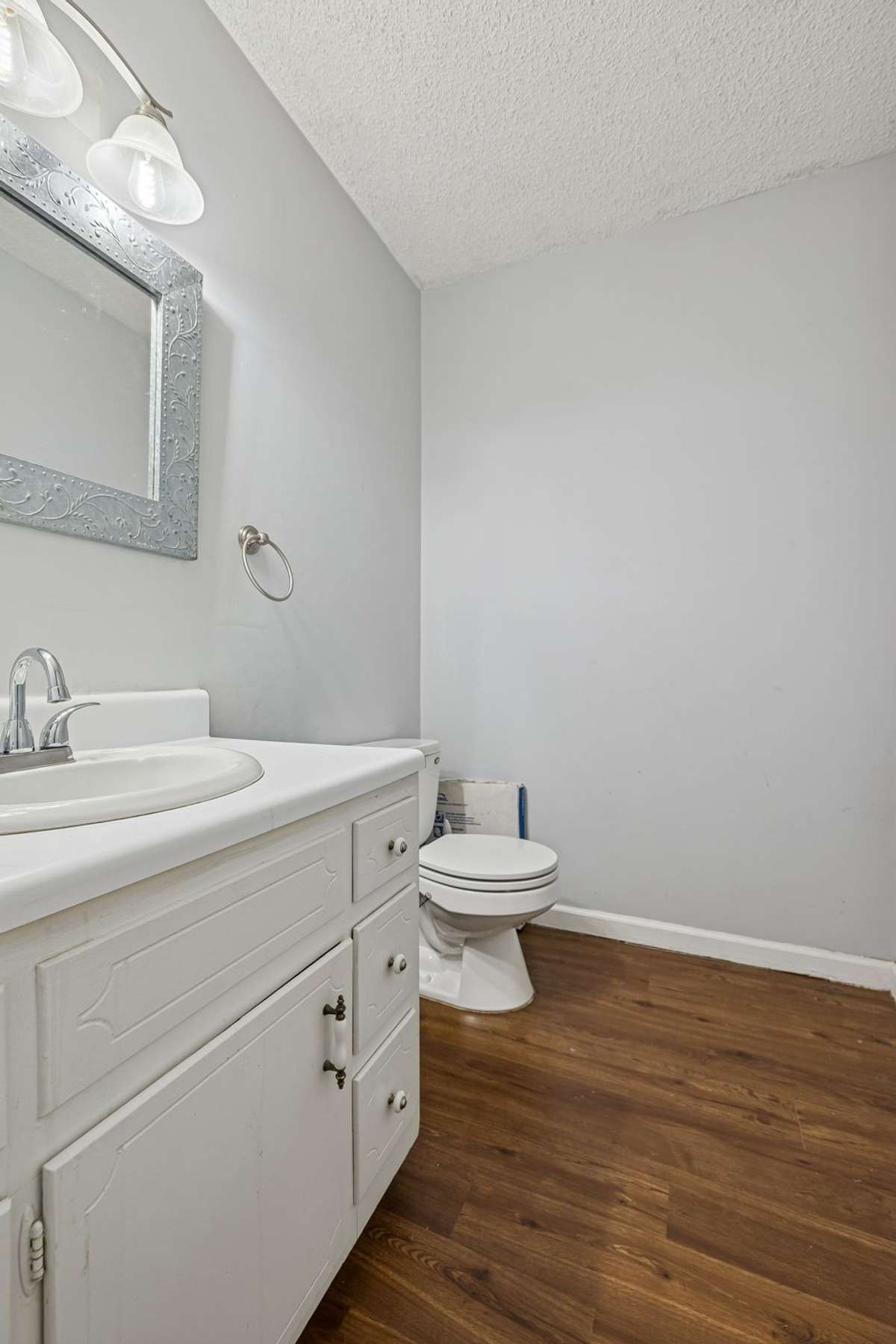 Downstairs half bath.