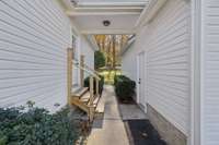 Breeze Way from Garage