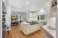 Stunning gourmet kitchen