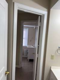 Each unit has One Full and attached Half bath.