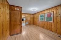 Den are with Basement access