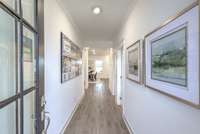 This photo is of a decorated Stanford Model Home.