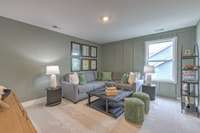 This photo is of a decorated Stanford Model Home.